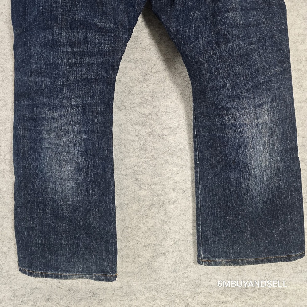 Wrangler Retro Relaxed Bootcut Jeans Mens 38x32 Fits 38x29.5 Dark Wash 10WRTJHJH - Picture 13 of 14